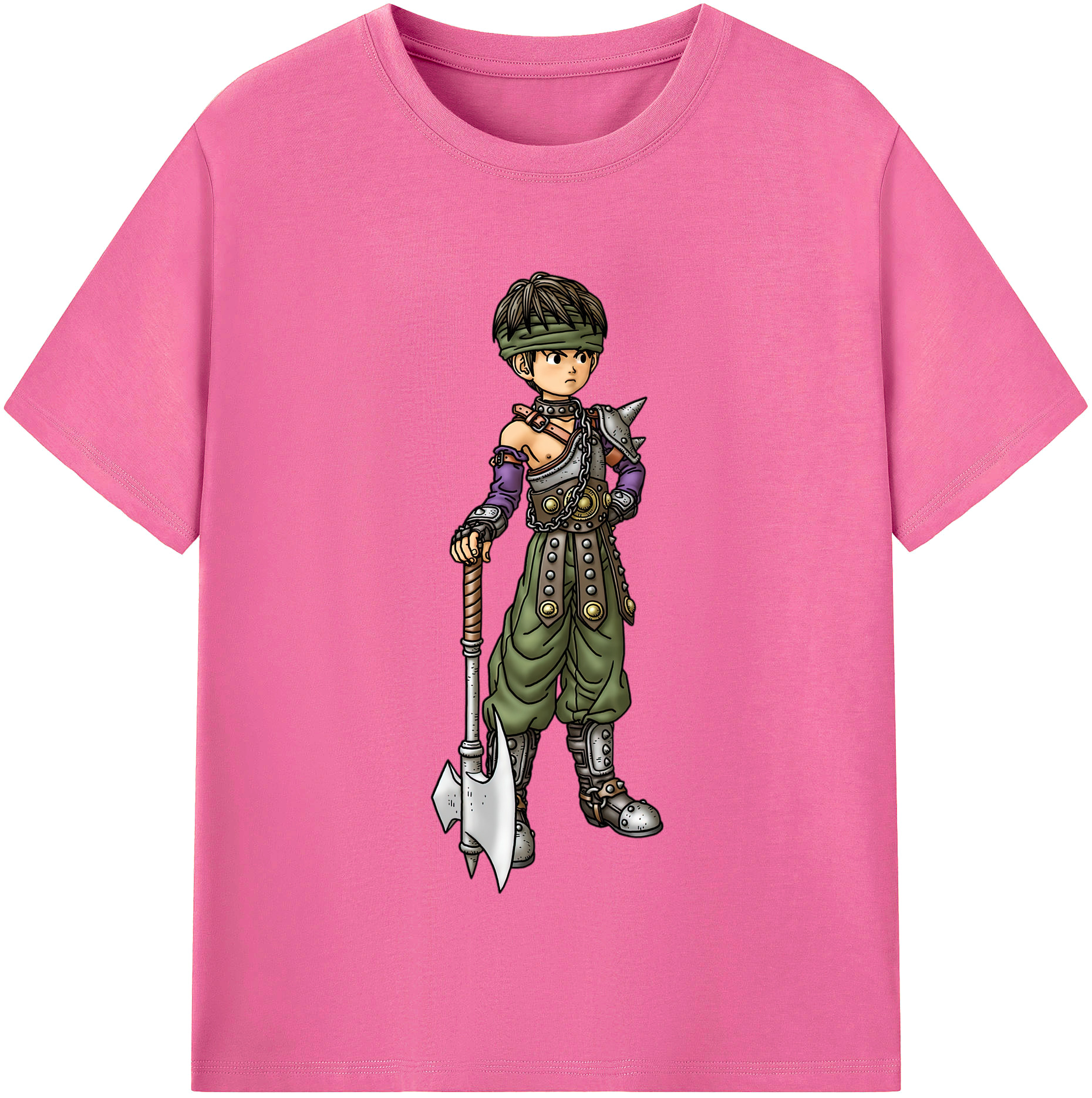 （画像用） ドラゴンクエスト Doragon Kuesuto Dragon Quest レディースカジュアルプリントTシャツ（綿100％）